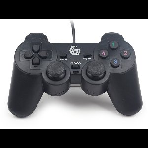 GMB Gaming Dual Vibration USB GamePad / zwart - 1,8 meter