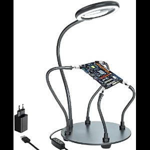 ST TRADİNG Verlicht Vergrootglas met Flexibele Armen voor Precisiewerk