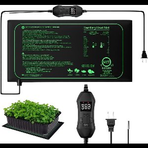 Ynkkvre - Warmtemat Planten - Kweekmat - Kweekmat Verwarmingsmat - Verwarmingsmat Planten - Warmtemat Planten Kweken - Warmtemat Planten Met Thermostaat - 2-in-1 thermostatensysteem - 50W uniforme verwarming - IP67 waterbestendig PVC