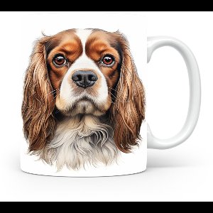 Mok Cavalier King Charles Beker voor koffie of tas voor thee, cadeau voor dierenliefhebbers, moeder, vader, collega, vriend, vriendin, kantoor, opa, oma, hond, kerst, sinterklaas, verjaardag
