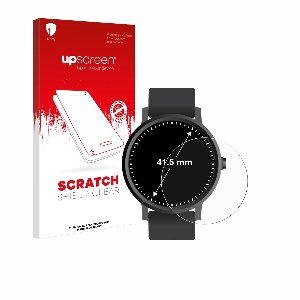 upscreen - Screenprotector voor Horloges (Rond, ø: 41.5 mm) - Folie Beschermfolie transparant
