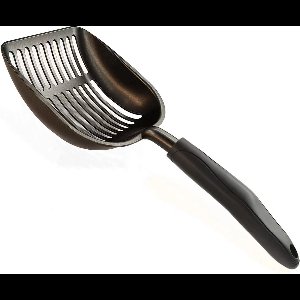 Stunq® Robuuste Aluminium Kattenbak Schep met Uitgebreid Bereik – 35 x 14 cm