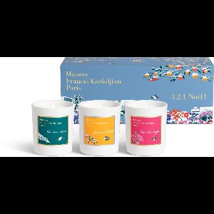 Maison Francis Kurkdjian Paris - 3, 2, 1, Noël! - Drie Geurkaarsen
