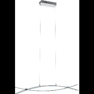 EGLO Nevado Hanglamp - LED - 90 cm - Chroom/Wit