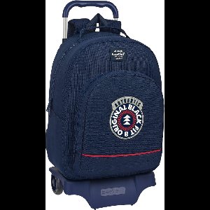 Safta Met Blackfit8 Authentic Trolleywielen Rugzak Blauw