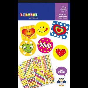 Playbox stickers Smiley ca. 1000 stuks