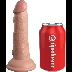 Pipedream - King Cock - Dual Density Dildo - 15 cm - Lichte Huidskleur