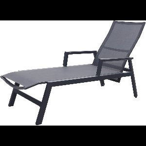 Santa ligbed - Zwart - Hoge instap