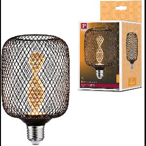Metallic Glow Standaard 230 V Ampoules LED Zyl E27 Helix 110lm 3,5W 1800K Zwart
