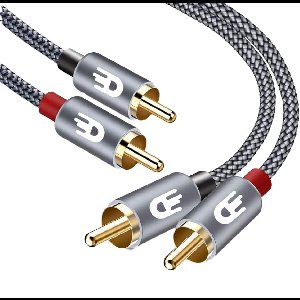 Drivv. Premium Tulp Stereo Audio Kabel - 2RCA naar 2RCA - Tulp Kabel - 3 meter