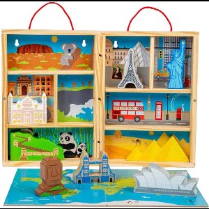 Bigjigs Houten Reis Speelset, 10dlg.