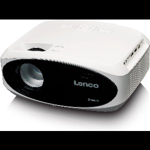 Lenco Beamer - Full HD 1080P - Projector met Bluetooth - LPJ-900WH Mini Beamer - Wit