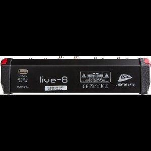 JB Systems Live-6 4-kanaals PA mixer