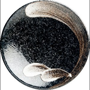 EDO Japan - Japans BORD Ansen - 22,5cm - 2-pack - elk item is uniek - sterke kwaliteit - vaatwas- en microgolfbestendig