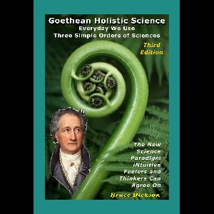 Goethean Holistic Science; Everyday We Use Three Simple Orders of Sciences; The New Science Paradigm Intuitive Feelers and Thinkers Can Agree On