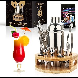 Vostara - Bartender set - Bar Benodigdheden - Shaker - Cocktail Shaker - Martini Maker - Bartender kit - RVS