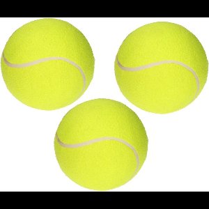 Playfun Tennisballen Geel 3 Stuks