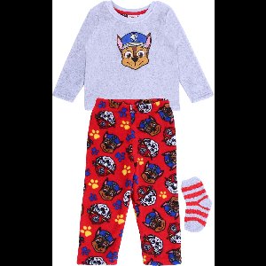 Rood-grijze pyjama + sokken PAW PATROL