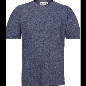 Naketano T-Shirt Adonis II. 2300-0013 Indigo Blue Melange-3XL