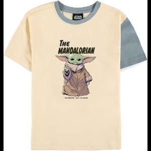 Disney Star Wars - The Mandalorian Kinder T-shirt - Kids tm 10 jaar - Creme