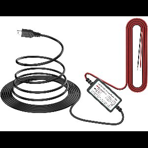 320cm Length Mini Dash Cam Hardwire Kit for Dash Camera12V-24V to 5V/2.5A Car Dash Camera Charger Power Cord for Mini USB Dash Cam