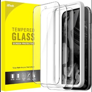 Screen Protector voor Google Pixel 8a - 6.1 Inch, Gehard Glazen Film met Eenvoudige Installatietool, Vingerafdruk Compatibel, HD Duidelijk, 3 Stuks