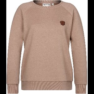 Naketano Damen Pullover Krokettenhorst 1801-0102 Mocca Melange-XL