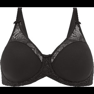 Felina Vision Deluxe Voorgevormde Beugel Bh 0202289 721 Obsidian Grey - maat EU 95D / FR 110D