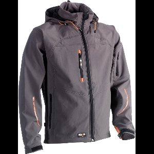 Herock Poseidon softshell werkjas Experts (0902) - Grijs - XXXL