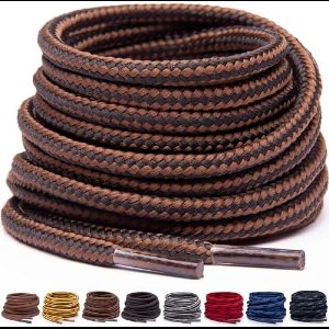 Ronde Schoenveters - Extra Sterke en Duurzame Veters voor Laarzen, Werkschoenen & Wandelschoenen (Zwart, 69 cm)