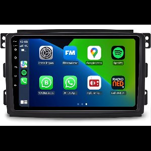 CarPlay autoradio geschikt voor Smart Fortwo | 2009 t/m 2015 | Android 13 | Draadloos Apple CarPlay & Android Auto | 2GB + 32GB | 8-Core processor | Davilon | 2025 model | 2009 2010 2011 2012 2013 2014 2015 | Bluetooth & Wifi