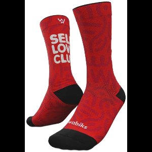 Wabiks Self Love Club Crewsokken Rood EU 43-46 Man,Vrouw