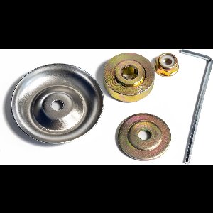 WeMi Universele bevestigingsset voor bosmaaier - bevestigingsset voor opzetstukken - adapterset - installatieaccesoires bosmaaier - bosmaaier opzetstuk bevestigen - onkruidverwijderaar - tuingereedschap - universele onkruidborstel bevestigingsset