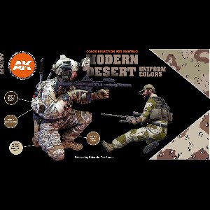 Modern Desert Uniform Colors Set - AK-Interactive - AK-11630