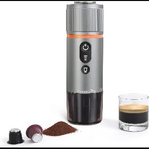Draagbare Elektrische Espressomachine voor Auto - Snelle Koffiebrouwer met Oplaadbare Batterij