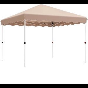 Gazebo - Pergola - paviljoen - Partytent - Strandtent - Voor Terras, Feest en Achtertuin - 3x3m - Beige