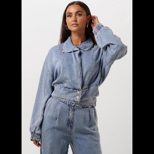 AAIKO Vina Ten 522 Jassen Dames - Winterjas - Blauw - Maat M