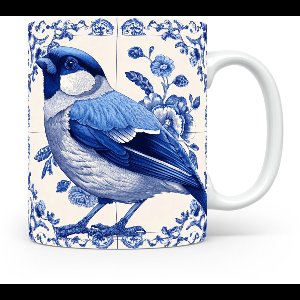 Mok Wasvleugel Beker voor koffie of tas voor thee, cadeau voor dierenliefhebbers, moeder, vader, collega, vriend, vriendin, kantoor, opa, oma, hond, kerst, sinterklaas, verjaardag