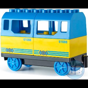 Wagon blauw aansluitend op bestaande treinen