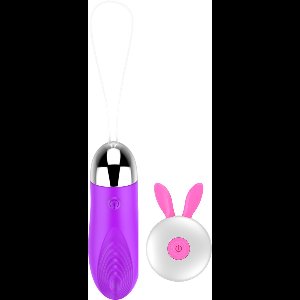 Vibrerend ei voor G-spot - Met afstandsbediening - 9,8cm - Paars