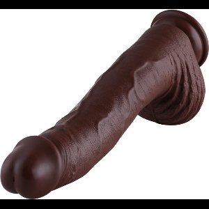Dildo XXL Large 25+ KlicLok Bruin