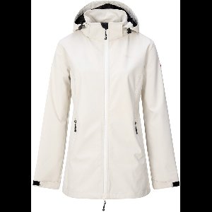 Nordberg Doriene Dames Softshell Ls06201-mm - Kleur Wit - Maat XXL