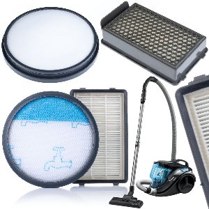 4x Filters voor stofzuiger Tefal Power Cyclonic RO371, Rowenta