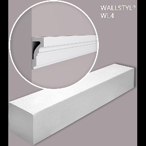 NMC WL4-box WALLSTYL Noel Marquet 1 doos 8 stukken Wandlijst Lijstwerk tijdeloos klassieke stijl wit | 16 m