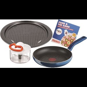 Tefal G805S304 - Chefclub Koekenpan 24 Cm + Hakmolen + Pizzaplaat