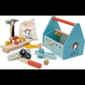 Tender Leaf Toys Gereedschapskist Tap Tap 23 Cm Hout 22-delig