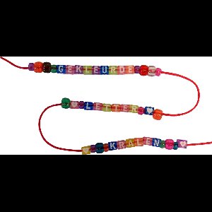 Playbox plastic Kongokralen en letterkralen 1000st