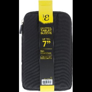 EPZI NV-392 Universele nylon hoes voor tablets tot 7 inch, zwart