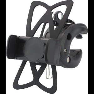 Telefoonhouder voor fiets - geschikt van 50 tot 80mm - zwart