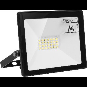 LED slim 20W, 1600lm neutraal witte schijnwerper (4000K) Maclean Energy MCE520 NW, IP65, PREMIUM